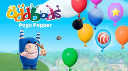 Oddbods Pogo Popper Apple