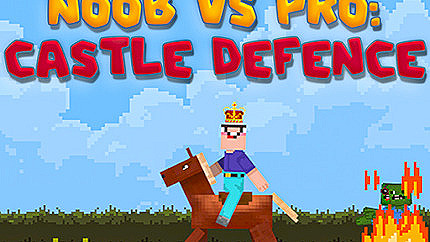 Graj w Noob vs Pro Castle Defence online za darmo