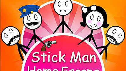 Graj w Stickman Home Escape online za darmo