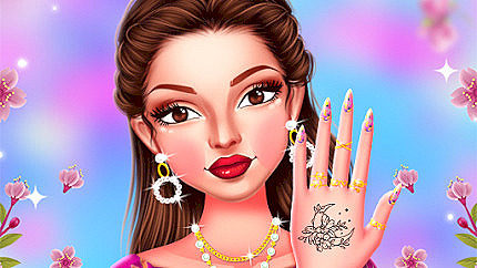 Graj w Celebrity Spring Manicure Design online za darmo