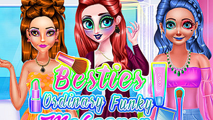 Graj w Besties Ordinary Funky Makeover online za darmo