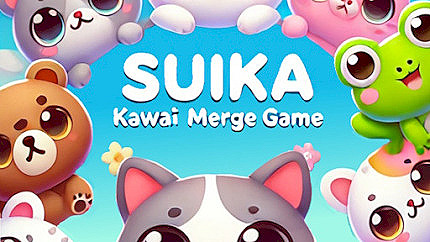Graj w Suika Kawaii Cat Merge game online za darmo