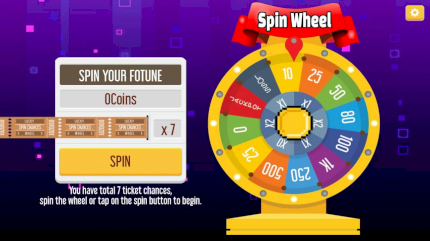 Pixel Gun Spin Wheel Earn Gems&Coins