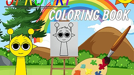 Graj w Sprunki Coloring Book online za darmo