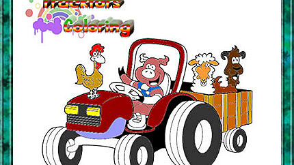 Graj w Tractor Coloring Pages online za darmo