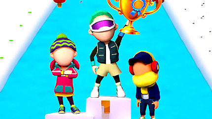 Graj w Fun Race On Ice online za darmo