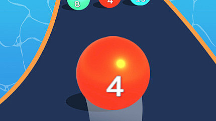 Graj w Color Ball Run 2048 online za darmo