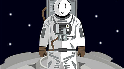 Graj w Stickman in space online za darmo