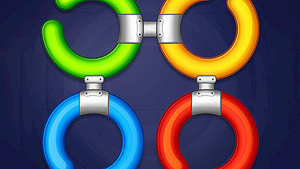 Graj w Rotate Rings - Circle Puzzle online za darmo