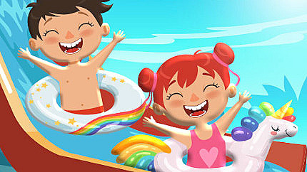 Graj w AquaPark Fun Loop online za darmo