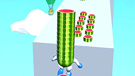 Graj w Watermelon Run 3D online za darmo