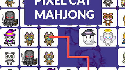 Graj w Pixel Cat Mahjong online za darmo
