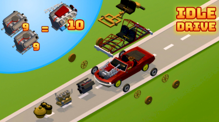 Idle Drive: Merge, Upgrade, Drive