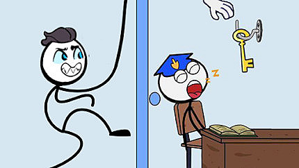 Graj w Stickman Troll- Thief Puzzle online za darmo