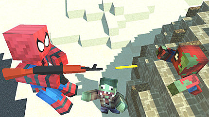 Graj w Block Craft Zombie Attack online za darmo