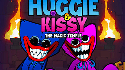 Graj w Huggie & Kissy The magic temple online za darmo