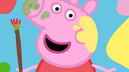 Graj w Cute Pigs Paint Box online za darmo