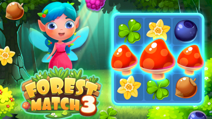 Forest Match 3 Apple