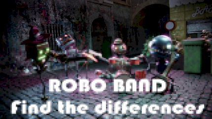 Robot Band - Find the Differences