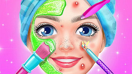 Graj w DIY Makeup Salon - SPA Makeover Studio online za darmo