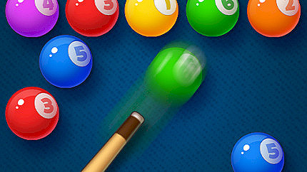 Graj w Bubble Shooter Billiards & Pool online za darmo