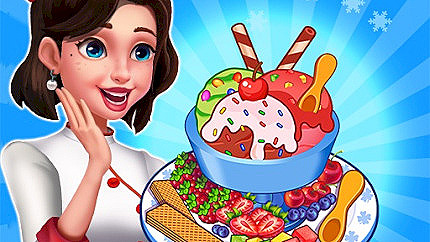 Graj w Ice Cream Fever Cooking Game online za darmo