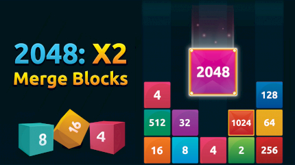 2048 X2 Merge Blocks Apple