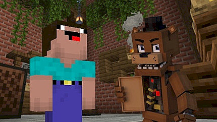 Graj w Noob vs 1000 Freddys online za darmo