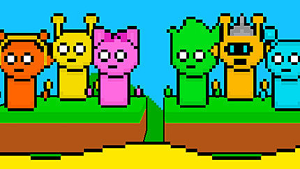 Graj w Sprunki Lava Escape 2Player online za darmo