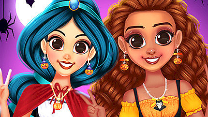 Graj w Bffs Happy Halloween Party online za darmo