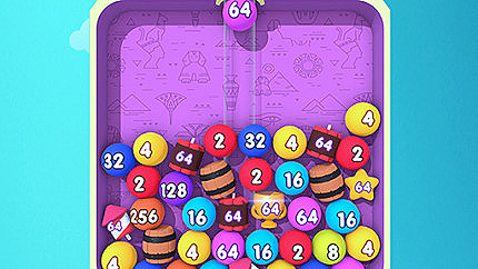 Graj w Bubble Merge 2048 online za darmo
