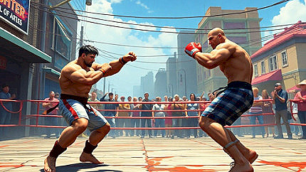 Graj w Real Street Fighter 3D online za darmo