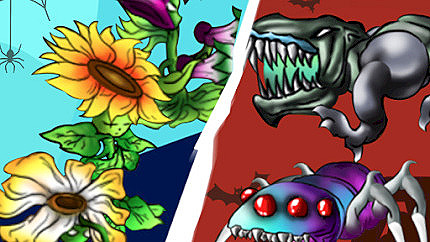 Graj w Angry Plants Flower online za darmo