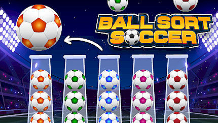 Graj w Ball Sort Soccer online za darmo
