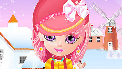 Graj w Baby Halen Winter Dress Up online za darmo