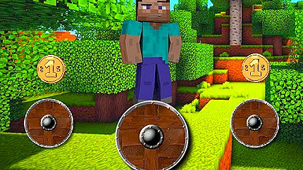 Graj w Mineblock Rotate and Fly Adventure online za darmo