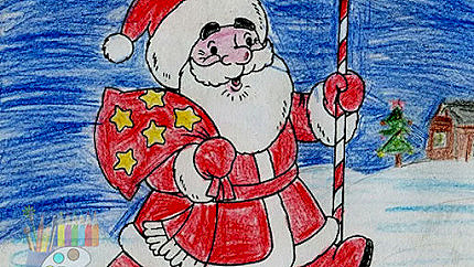 Graj w Santa Claus Coloring online za darmo